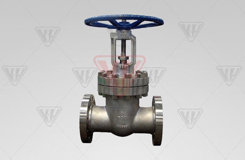 Zirconium gate valve