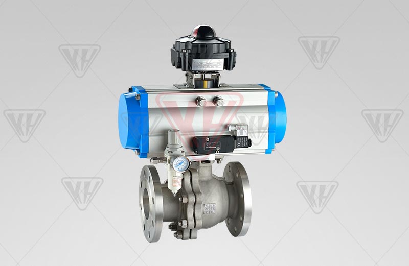 Pneumatic high platform ball valve